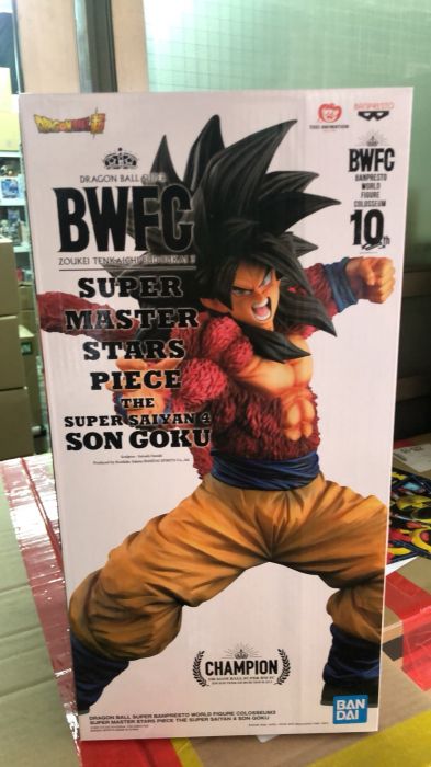 *海賊星*~七龍珠超 全新現貨 代理版 景品 BWFC THE BRUSH 孫悟空 超級賽亞人4 海外限定版 約25cm