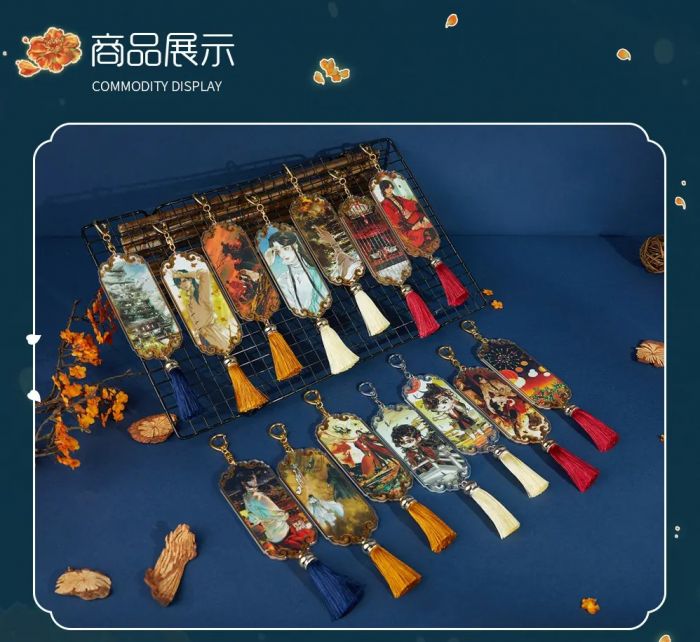 KAKITONO|7月新品預售|天官賜福:漫畫版A款雙面壓克力吊飾|官方正版周邊|墨香銅臭|花城、謝憐|嗶哩嗶哩 bilibili