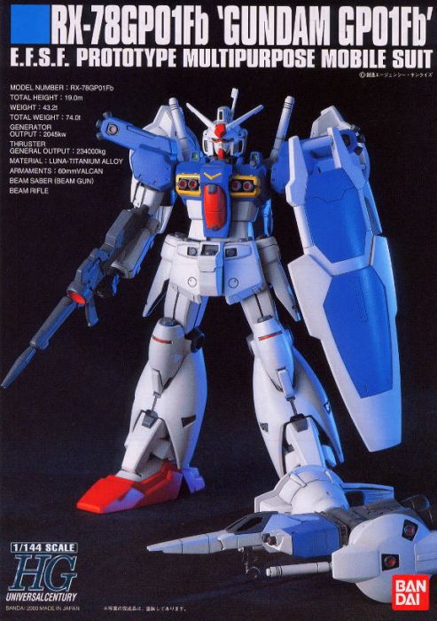 《GTS》 BANDAI HGUC#018 1/144 鋼彈 RX-78 GP01FB 5060392
