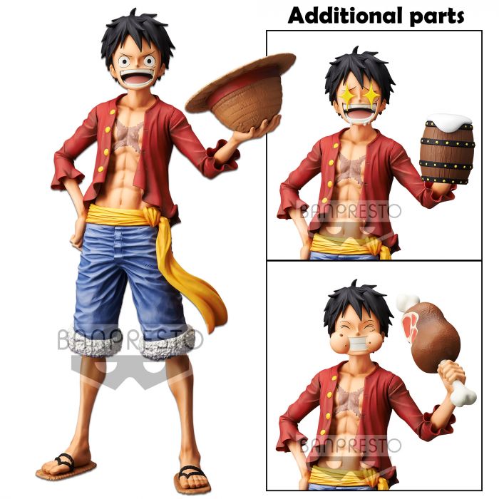 【上士】預購9月免訂金 代理版 景品 海賊王 GRANDISTA NERO 魯夫 可替換表情動作 再版