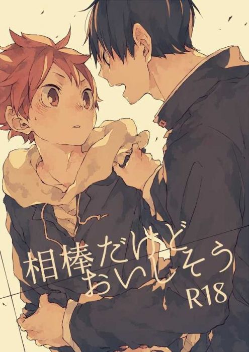 日版HQ排球少年同人誌-影山日向(影日)/そらいろはーふ【相棒だけどおいしそう】