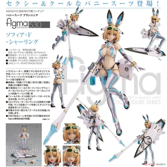 【怨念事務所】預約商品 6月(免訂金) 代理版 Figma Sophia F. Shirring Nadare原創兔女郎 0815