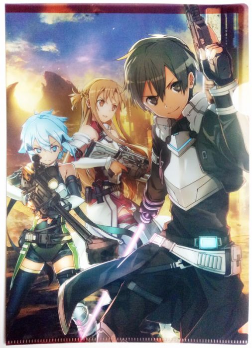 刀劍神域奪命凶彈A4L夾買就送Ani-wave雜誌410期Sword Art Online: Fatal Bullet SAO PS4 ソードアート・オンライン フェイタル・バレット由abec繪製的插圖 桐谷和人桐ヶ谷和人桐人亞絲娜アスナ結城明日奈詩音シノン朝田詩乃資料夾文件夾