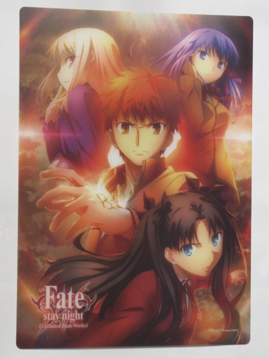 Fate/stay night 墊板送Ani-wave動漫雜誌 命運停駐之夜命運守護夜衛宮士郎Saber遠坂凜Archer間桐櫻Lancer衛宮切嗣Berserker遠坂時臣TYPE-MOON奈須蘑菇