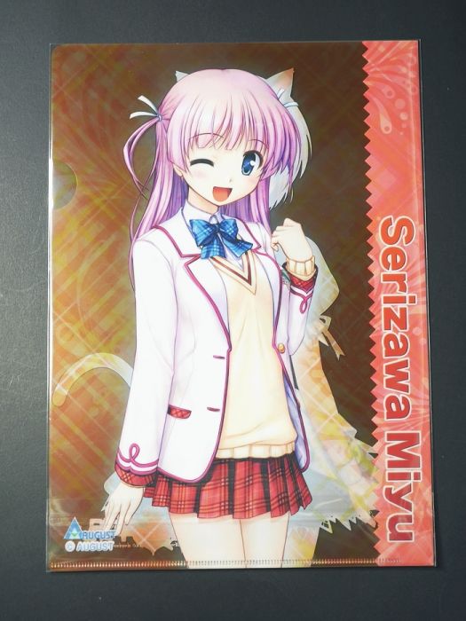 買動漫 Ge小舖 現貨 大圖書館的牧羊人日本店家遊戲購入限定特典b5尺寸小型l夾資料夾文件夾御園千莉芹澤水結