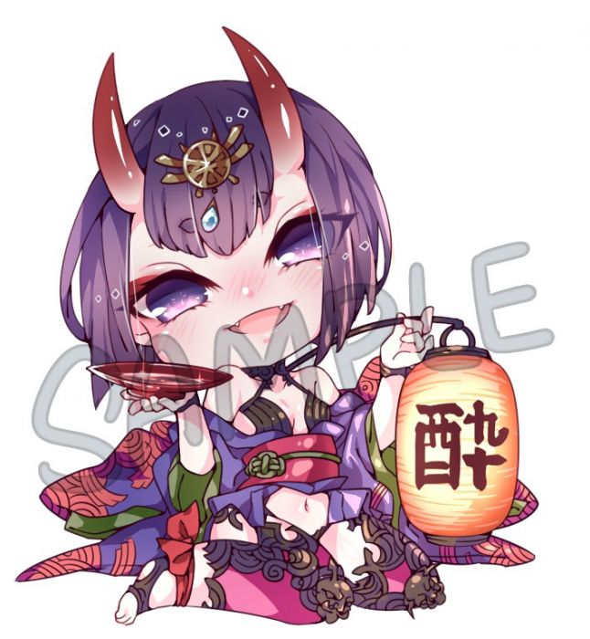 9inCircle-【莎恩雅.夜歌】酒吞童子 _ 壓克力吊飾 FGO/Fate/GrandOrder/命運冠位指定/果實的酒氣