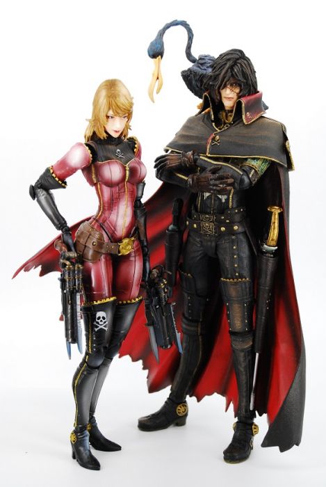 散貨無盒play Arts 改pa改square Enix 宇宙海賊有紀螢 夏洛克哈洛克船長 購買模型請先提問 Playarts改 日系玩具 買動漫