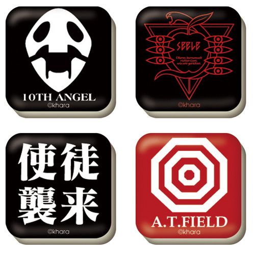 福音戰士新劇場版 瓷磚磁鐵(2)(4入裝)