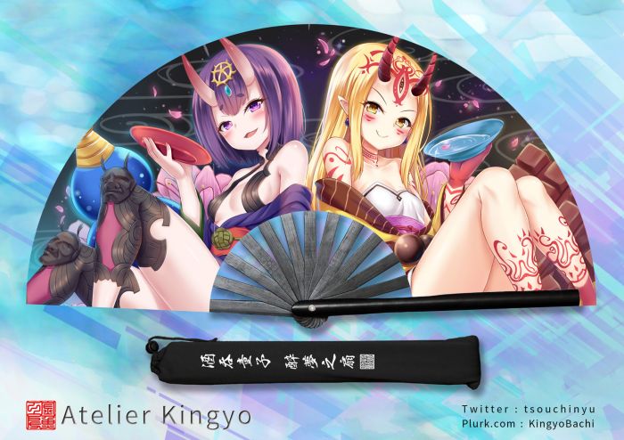- 金魚工房 - FGO酒吞童子&茨木童子扇子