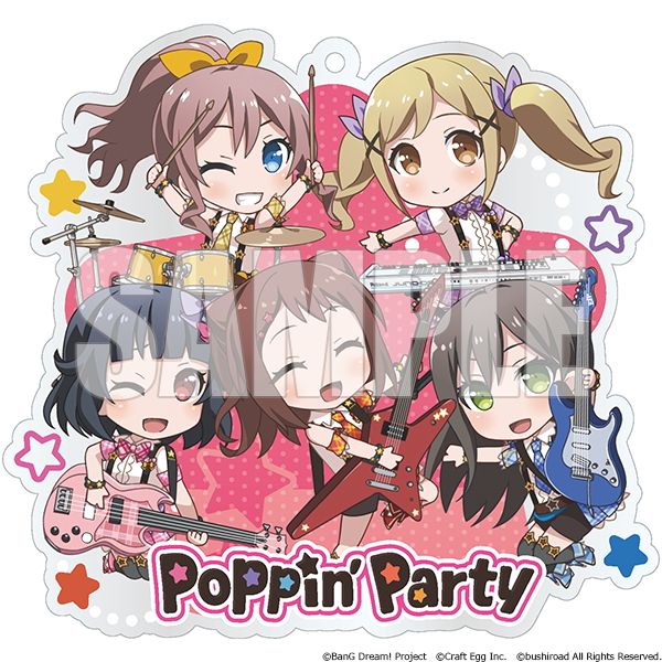 ☆鶴鶴那納☆ 4月預約 BANG DREAM BGD BANGDREAM 武士道 紀念 壓克力 吊飾 東京 PoppinParty live ガルパーティ