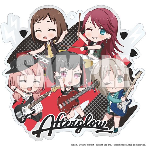 ☆鶴鶴那納☆ 4月預約 BANG DREAM BGD BANGDREAM 武士道 紀念 壓克力 吊飾 東京 Afterglow live ガルパーティ