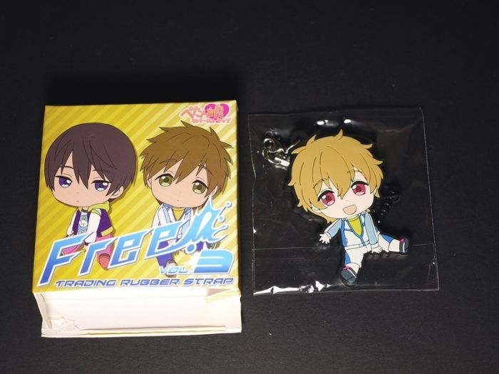 Ge小舖 現貨 Free 男子水泳部咚地娘系列q版盒玩橡皮吊飾手機吊飾葉月渚日版全新 其他周邊 動漫周邊 買動漫