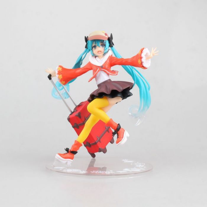 紫色風鈴3 Miku 初音秋服ver 四季系列秋裝行李箱盒裝港版 初音未來 美少女人物 買動漫