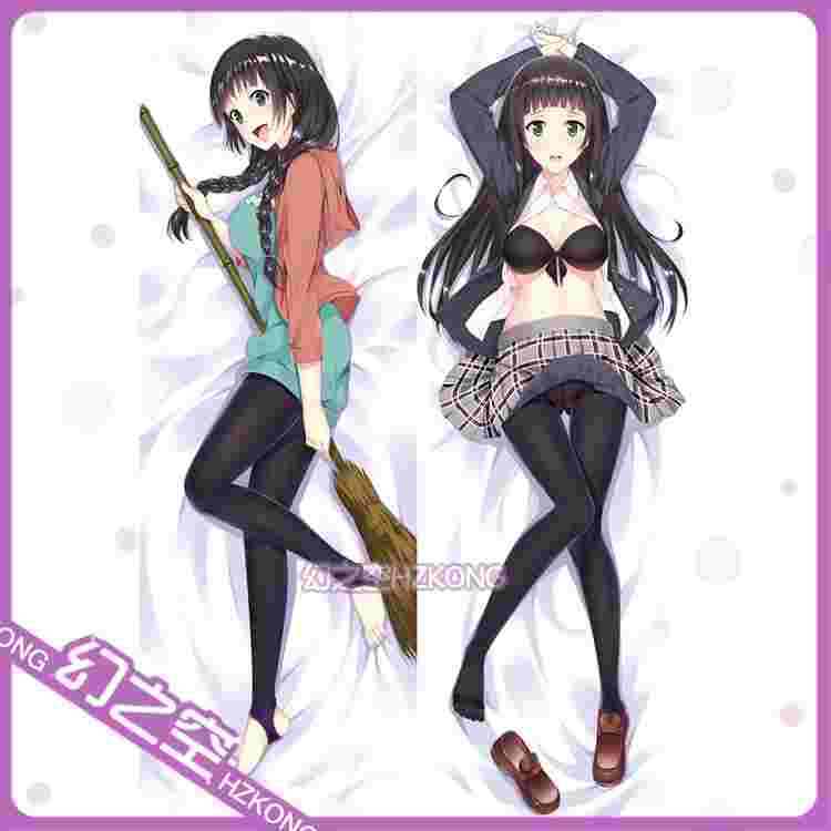 買動漫 幻之空飛翔的魔女 木幡真琴半身等身抱枕床罩被套開腿開洞雙層可脫方枕毛巾滑鼠墊布掛吊飾