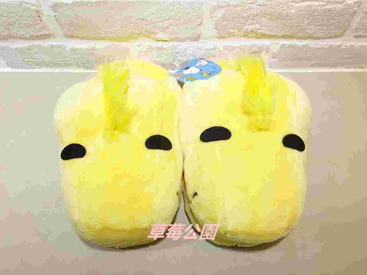 買動漫 虹色雜貨 史努比snoopy 黃鳥糊塗塔克絨毛頭型拖鞋造型絨毛拖鞋 室內拖鞋 買動漫 虹色雜貨 史努比snoopy 黃鳥糊塗塔克絨毛頭型拖鞋造型絨毛拖鞋 室內拖鞋
