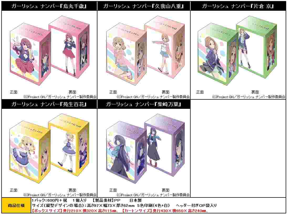 買動漫 四葉亭 預約1月少女編號卡套hg 收納盒 下標後請備註款式 14