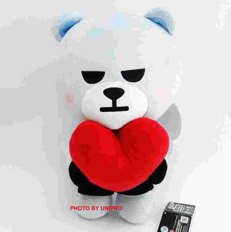 Unipro Krunk Bigbang 熊big 單售d Lite 大聲絨毛娃娃禮物情人節 其他造型玩偶 絨毛玩偶 買動漫