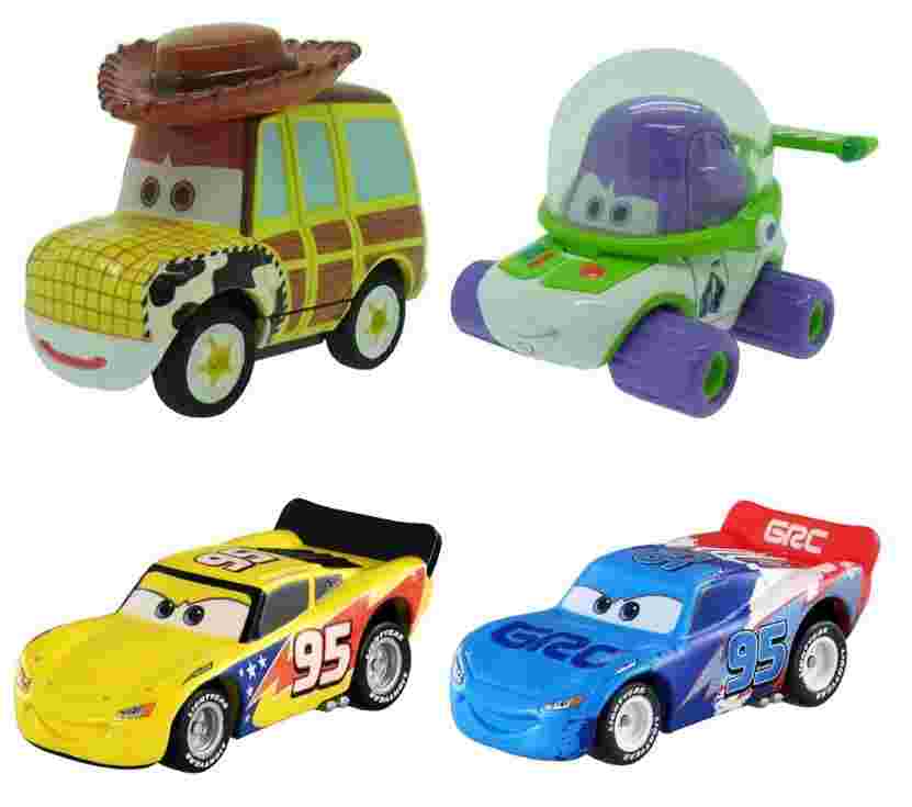 現貨 4款 限量特販 正版授權tomica 合金玩具總動員胡迪巴斯光年 Cars版 Vs Cars 汽車總動員麥坤 Tomica 汽車金屬模型 買動漫