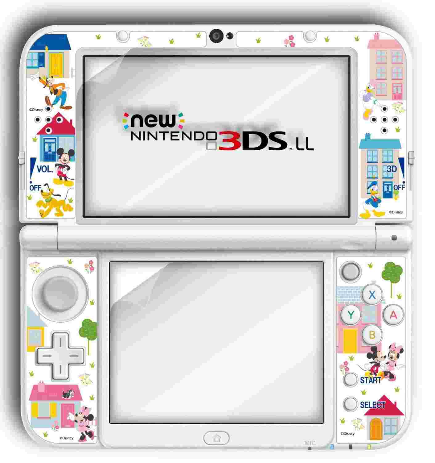 買動漫 我家遊樂器 New 3dsll主機專用迪士尼液晶保護貼 機身貼 買動漫 我家遊樂器 New 3dsll主機專用迪士尼液晶保護貼 機身貼